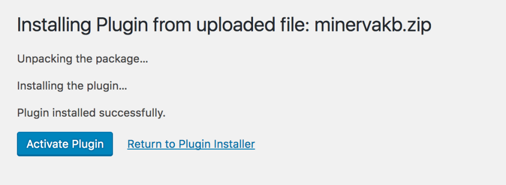 Install Success